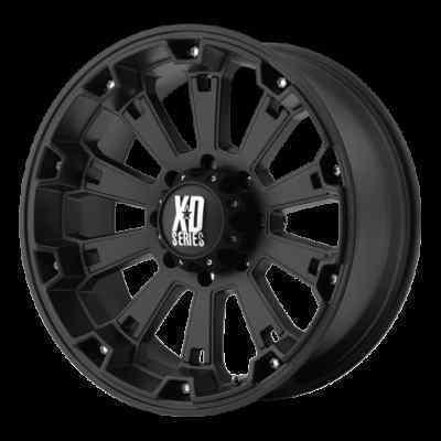 20" wheels rims xd misfit matte black  with 35x12.50x20 nitto trail grappler mt