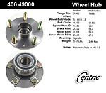 Centric parts 406.49000e rear hub assembly