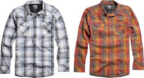 Fox racing mens rupert long sleeve woven shirt 2013