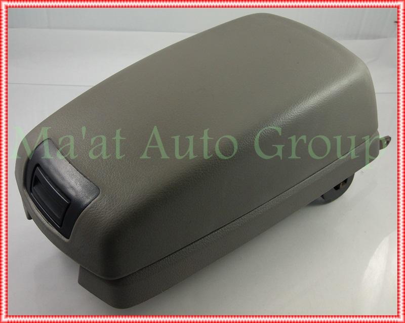 Nissan altima armrest 02-03 frost arm rest console gray 01 02 sl 2.5 3.5 lid oem