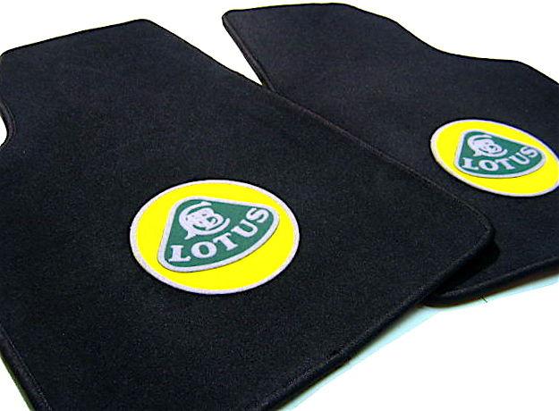 Black velours mat set for lotus esprit + turbo s4 + v8 lhd + rhd