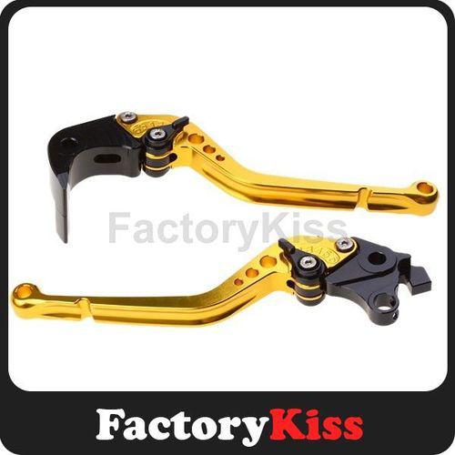 Hot long brake clutch levers for honda cbr 600 954 rr cbr600rr yellow