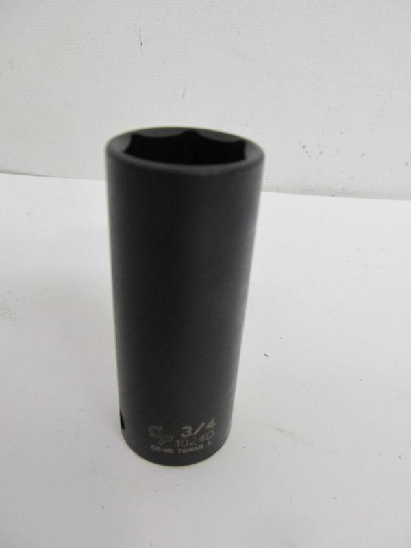 Grey pneumatic, 1024d, 3/4", 3/8" drive, 6 point, deep impact socket