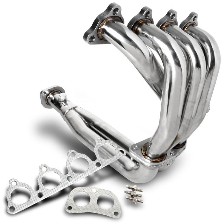 1988-2000 honda civic/crx ex/lx/dx d16 stainless header 1989-1999