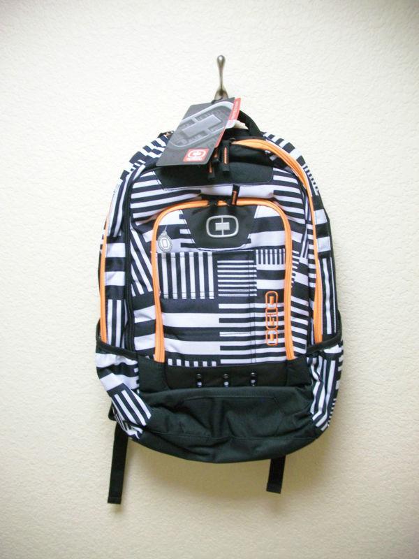 Ogio operative back pack evolve black/orange new!