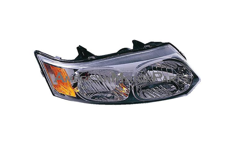 Right passenger side replacement headlight 03-07 saturn ion 4dr - 15233606