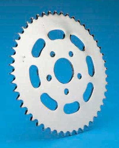 Chrome 48 tooth slotted rear drive sprocket harley sportster 79-81