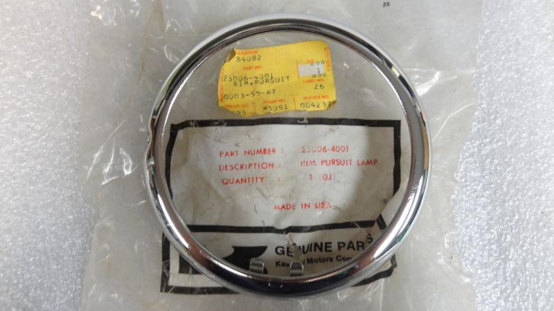 Kawasaki nos new 23006-4001 pursuit lamp rim kz kz1000 police 1978-81