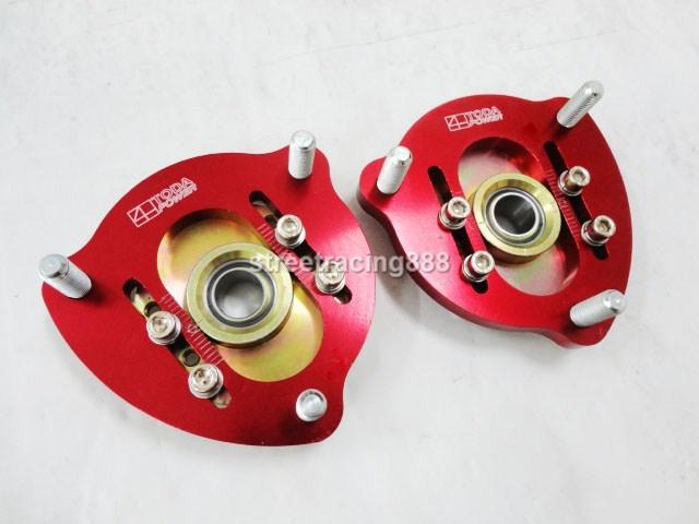 Toda front adjustable absorber pillow ball mount honda civic 06-11 fd2 type-r