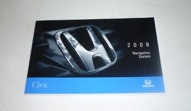 2008 honda civic navigation system owners manual 08