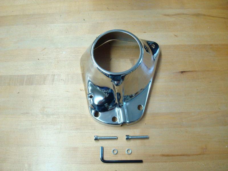 Form fitting chrome cam cover 1970-1992 harley davidson