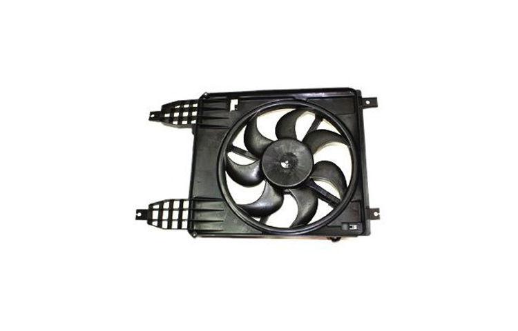 Ac condenser and radiator cooling fan 09-10 chevy aveo 4dr pontiac g3 96808149