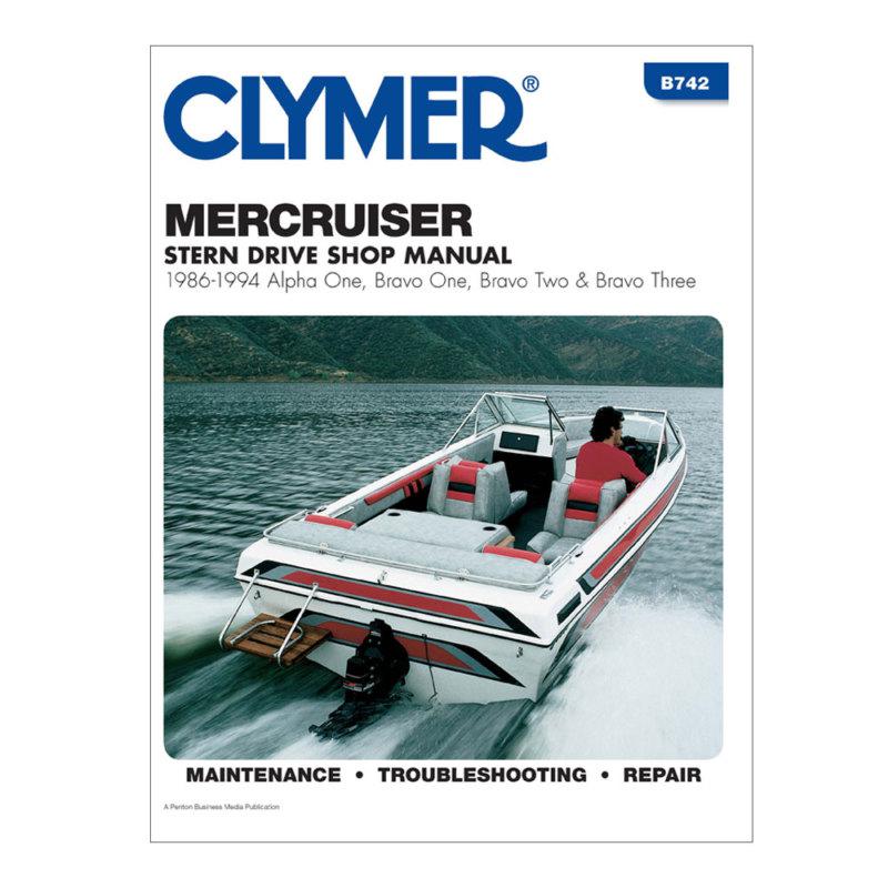 Clymer b742 mercruiser alpha one, brave one, two & three stern drives 1986-1994