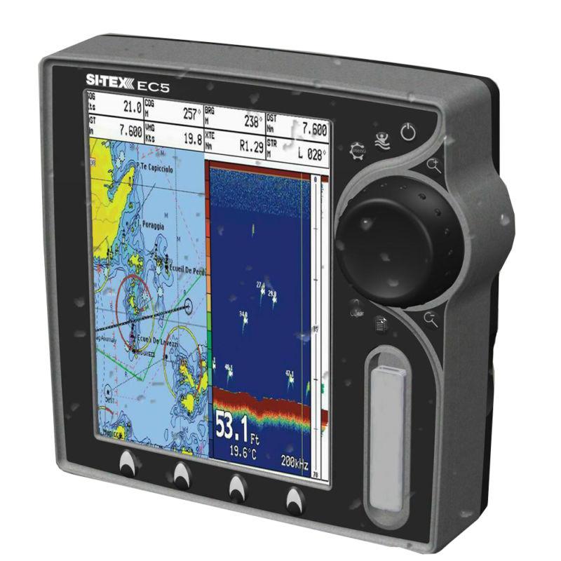 Si-tex ec5e chartplotter w/external antenna ec5e