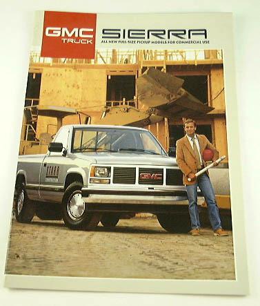 1988 88 gmc pickup truck brochure c2500 k3500 c1500