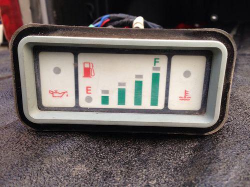 1992-95 kawasaki jh750 jh 750 ss multi-function guage gage fuel oil temp