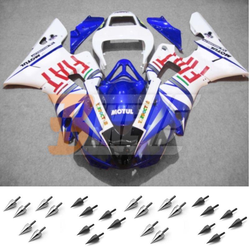 Bolt kit & injection fairing kit bodywork for yamaha yzf 1000 r1 1998 1999 ac