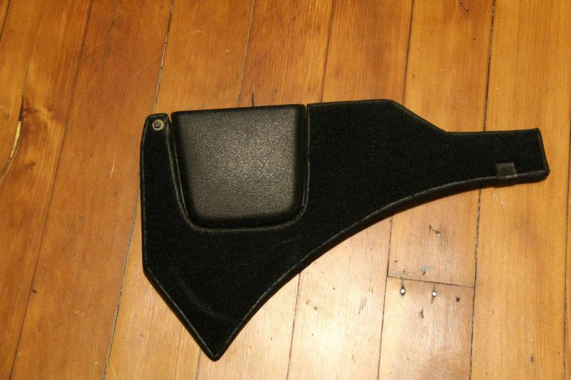 Volvo 240 245  wagon black interior trim seat belt cover driver side 