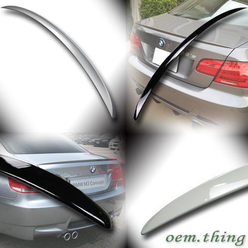 "ship out today" painted bmw e92 3 series m3 trunk spoiler 2d coupe #668 ○