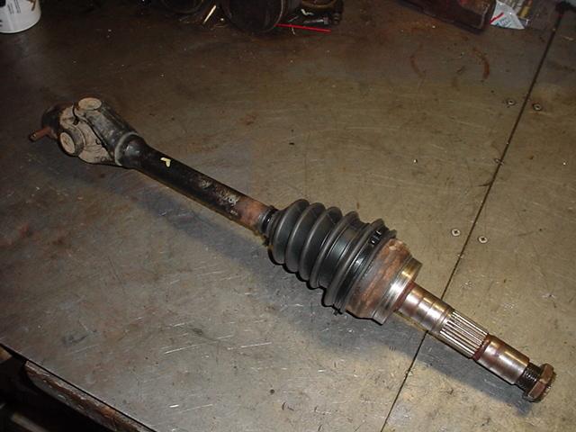 96 polaris explorer 400 left front axle cv shaft