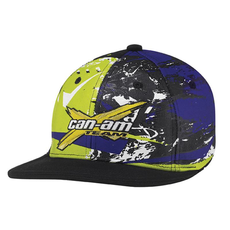 Can am atv x-race hat/cap black sz l/xl stretchfit outlander/maverick 2863967390