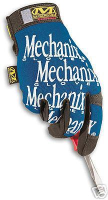 10 pack of mechanix wear original gloves- blue- large 