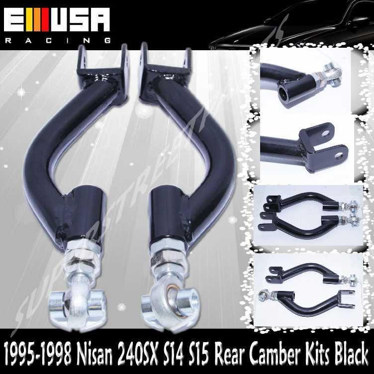 Nissan 240sx 1995-1998  s14 s15 r33/r34 rear camber kits black