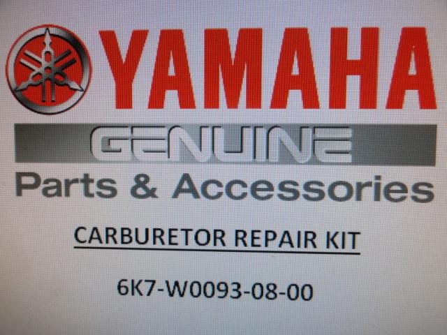 New yamaha carburetor kit for two stroke 150,175,200,225(90-91)  6k7-w0093-08-00