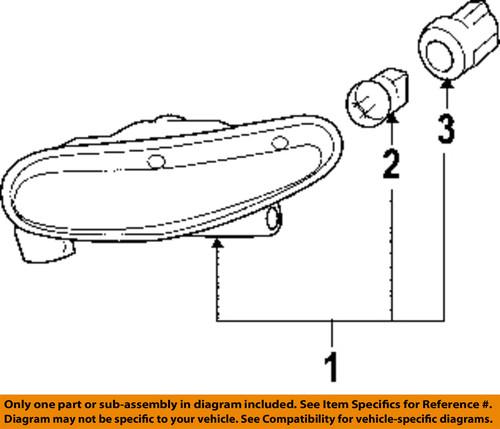 Gm oem 15828918 turn signal light bulb-signal lamp bulb