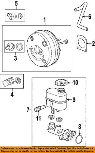 Gm oem 20845345 brake master cylinder