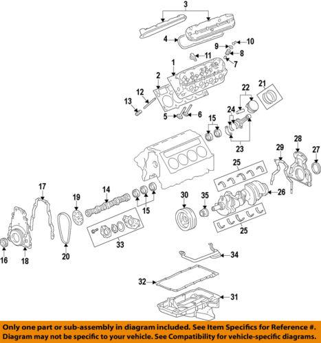 Gm oem 12610046 head gasket/engine cylinder head gasket