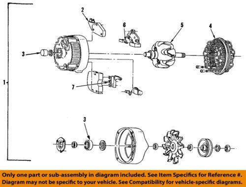 Gm oem 10463214 alternator/generator/alternator