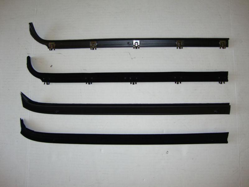 1980-1986 ford pickup truck door window beltline weatherstrip sweep seal kit