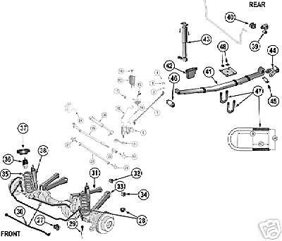 Jeep cherokee 2000 -2001 xj, front upper control arm