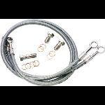 9200121 galfer d554-1 brake line frt silver harley davidson