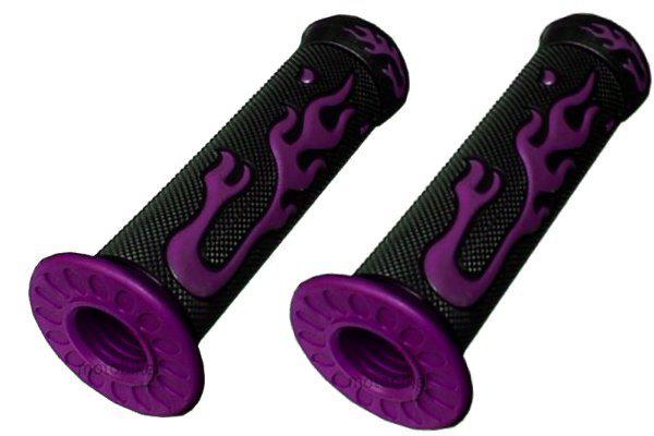 Suzuki atv axi 450axi 500axi 700axi 750axi purple flame gel grips