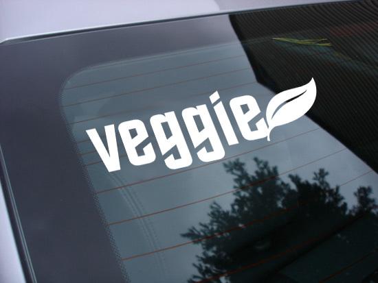 Vegetarian veggie decal sticker free shipping