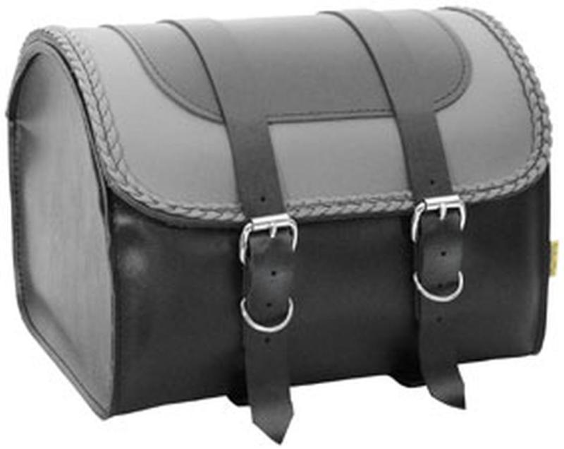 New willie & max gray thunder braided max-pax trunk,black/gray,13" x 9.5" x 10"