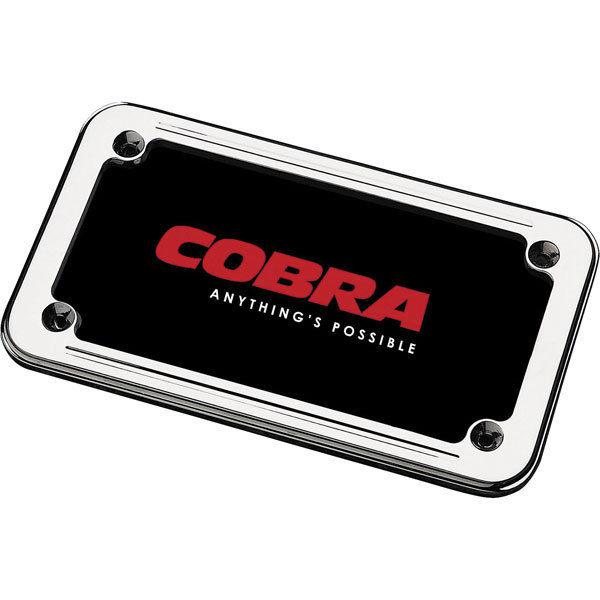 Small cobra cobra billet license plate frame