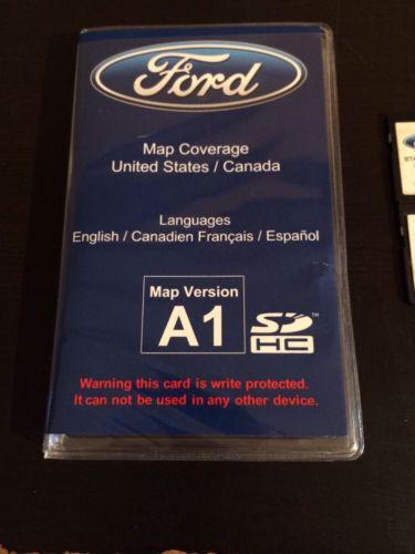 Ford update a1 myford navigation sd card map version a1 bt4t-19h449-ae