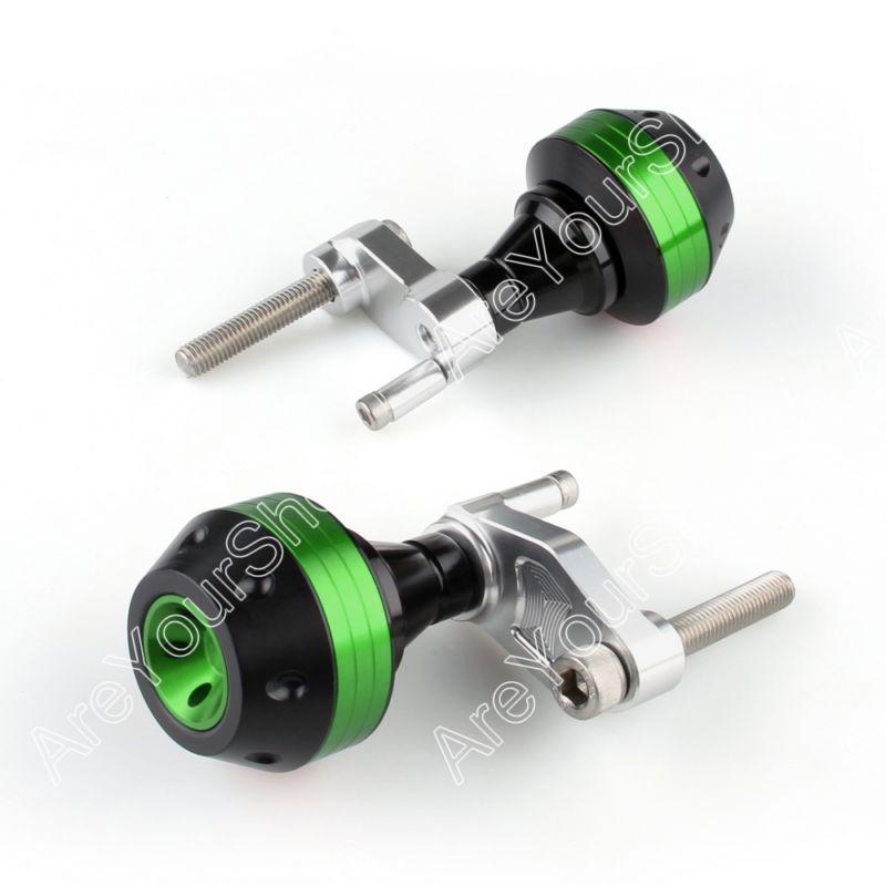 Frame sliders crash pads left right for bmw s1000rr 2010-2012 green