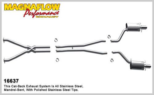 Magnaflow 16637 cadillac cts stainless cat-back system performance exhaust