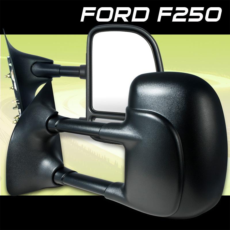 1999-2007 ford f250/f350/f450/f550 manual fold extend tow mirror mirrors pair   