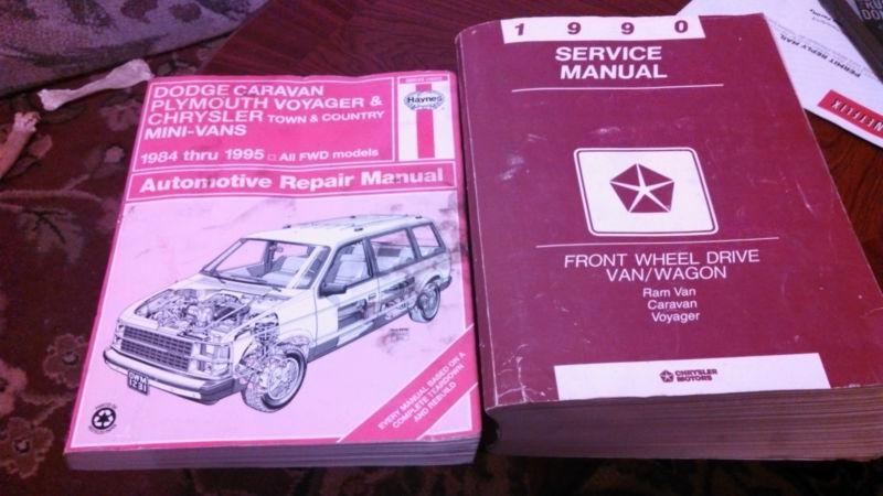 Haynes manual dodge caravan plymouth voyager chrysler/1990 front wheeldrive van 