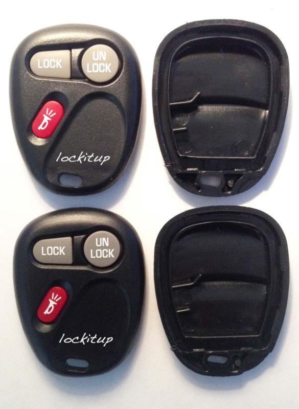 Two new 3 button chevy gm 3 button car remote case and pad