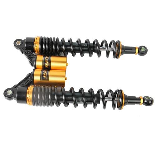 Black and gold 400mm round hole shock absorber replacement fits for motorcycle