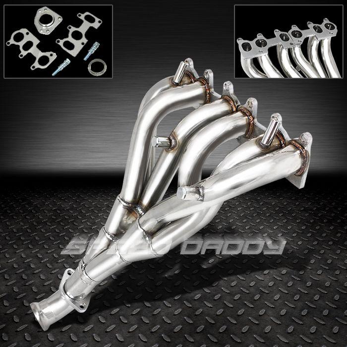 Stainless racing manifold header/exhaust 92-04 vw jetta/golf/gti mk4/3 2.8l vr6