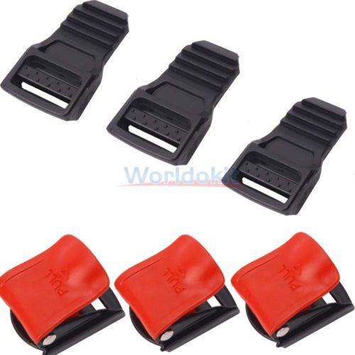 New practical lot3 motorcycle clip chin strap quick release buckle color style c