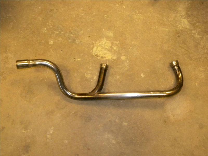 Harley ironhead original sportster high pipe exhaust xlch race hard to find 