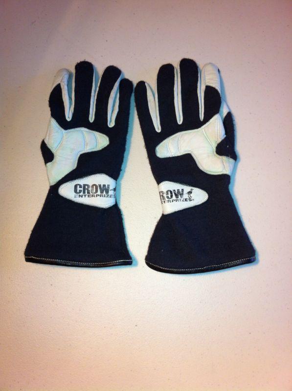 Crow racing gloves dirt circle track drag race car  mini sprint  small